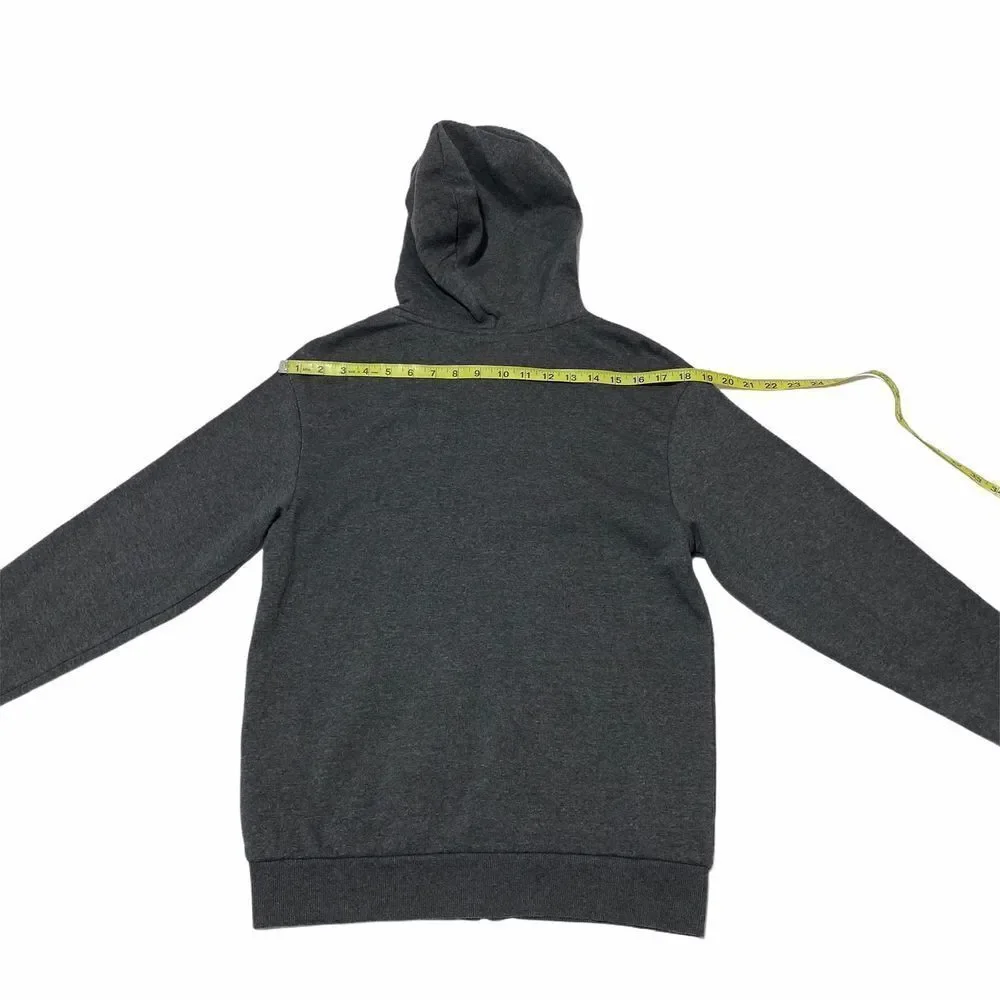 H&M Basics Gray Full Zip Hooded Sweatshirt 12-14y